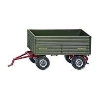 Прицеп Siku 1077 Fortuna двухосный, 10.5 см, зеленый