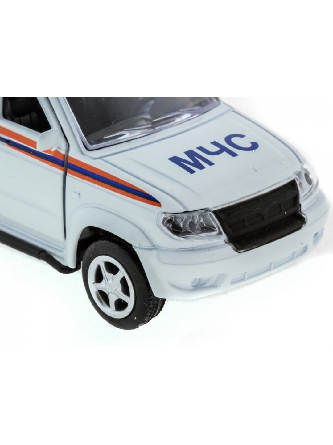 Машина "АВТОПАНОРАМА" инерц. УАЗ Патриот (МЧС) 1/50,  в/к 12*7*5,5 см