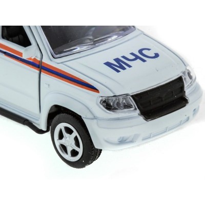 Машина "АВТОПАНОРАМА" инерц. УАЗ Патриот (МЧС) 1/50,  в/к 12*7*5,5 см