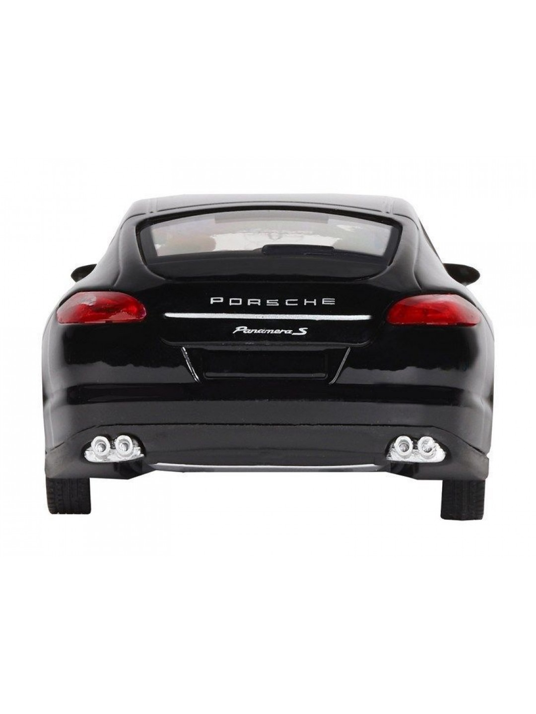 Машина "АВТОПАНОРАМА" Porsche Panamera S, черный, 1/32, свет, звук, инерция, в/к 17,5*13,5*9 см