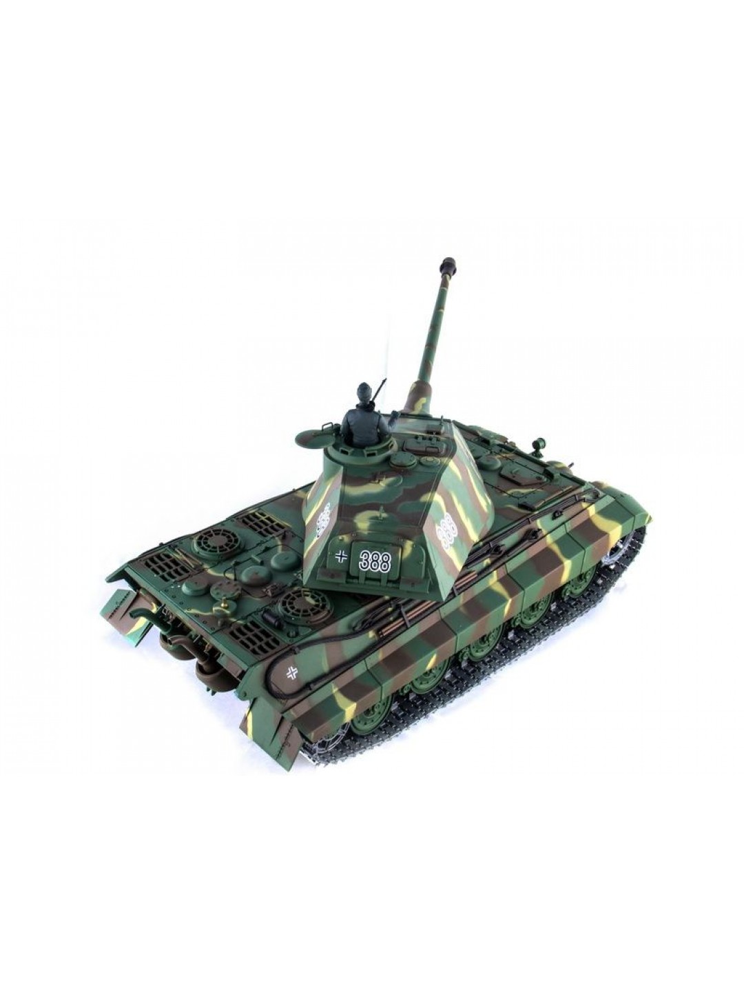 Р/У танк Heng Long 1/16 KingTiger (Германия)  2.4G RTR PRO красно-коричневый