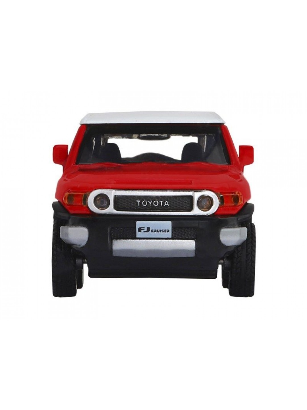 Машина "АВТОПАНОРАМА" Toyota FJ Cruiser, красный, 1/43, инерция, в/к 17,5*12,5*6,5 см