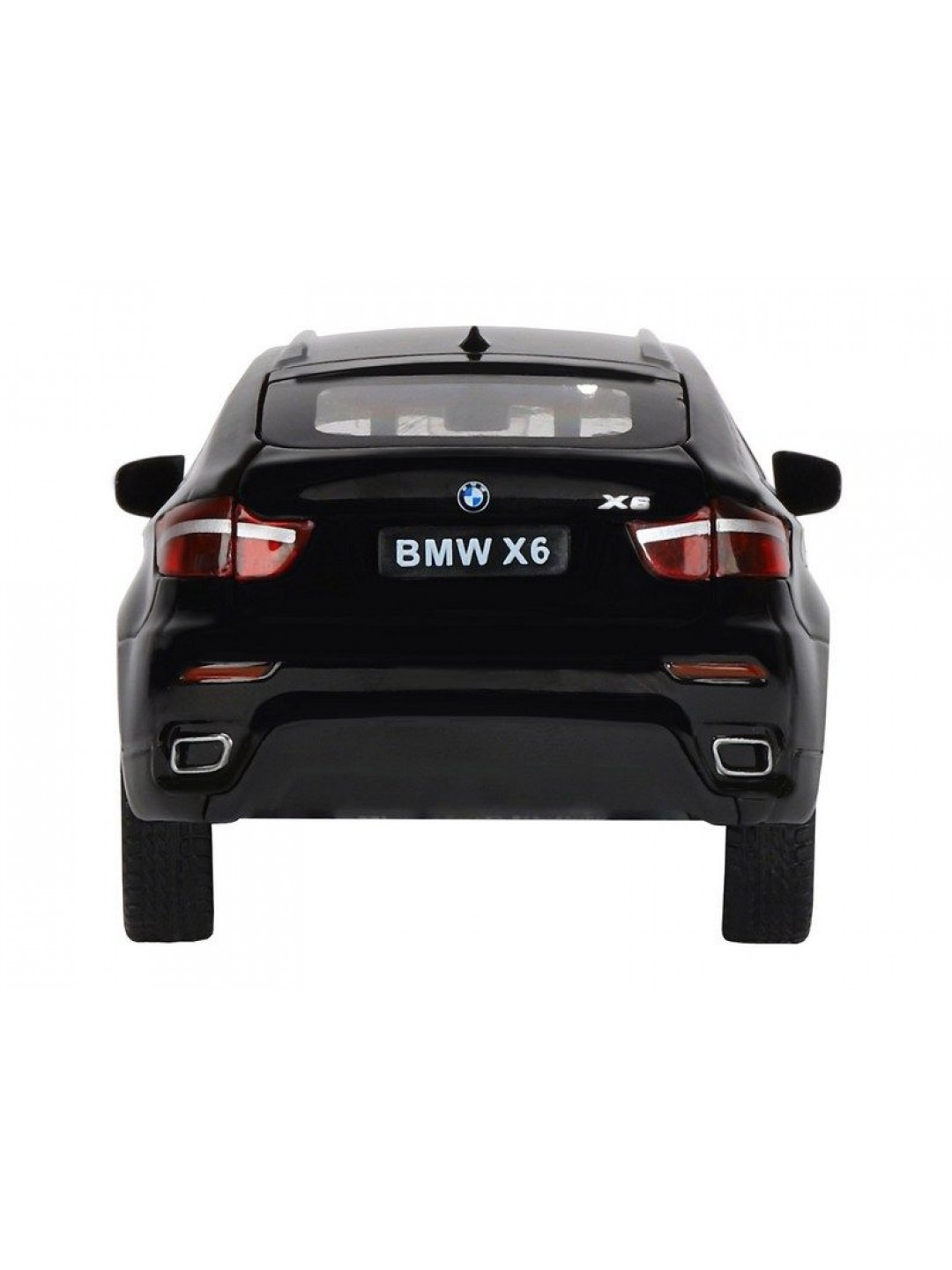 Машина "АВТОПАНОРАМА" BMW X6, черный, 1/32, свет, звук, инерция, в/к 17,5*13,5*9 см
