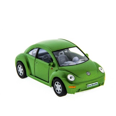 Машина Kinsmart 1:32 Volkswagen New Beetle инерция (1/12шт.)  б/к