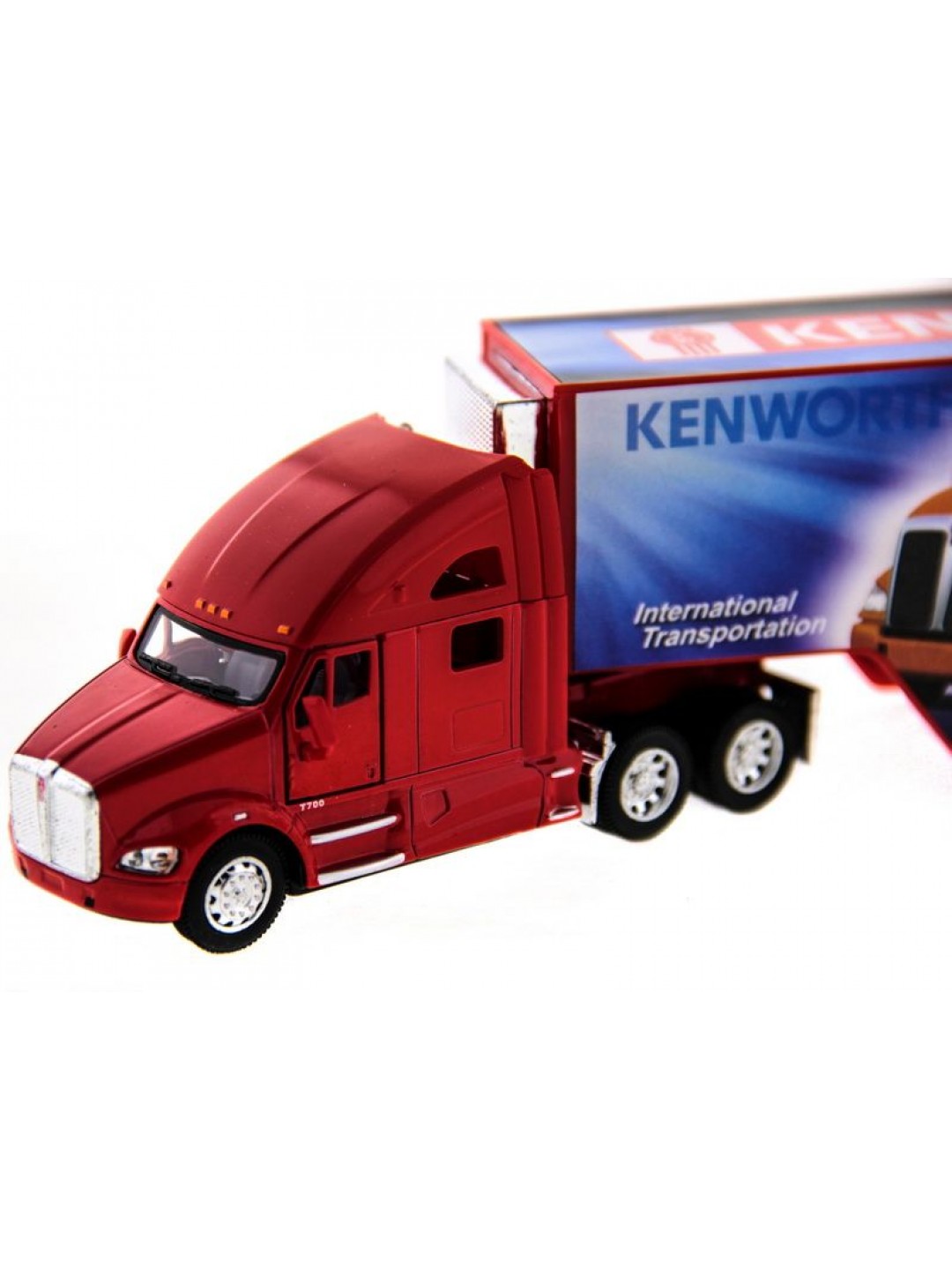 Машина Kinsmart 1:40 Keworth T700 инерция  в/к