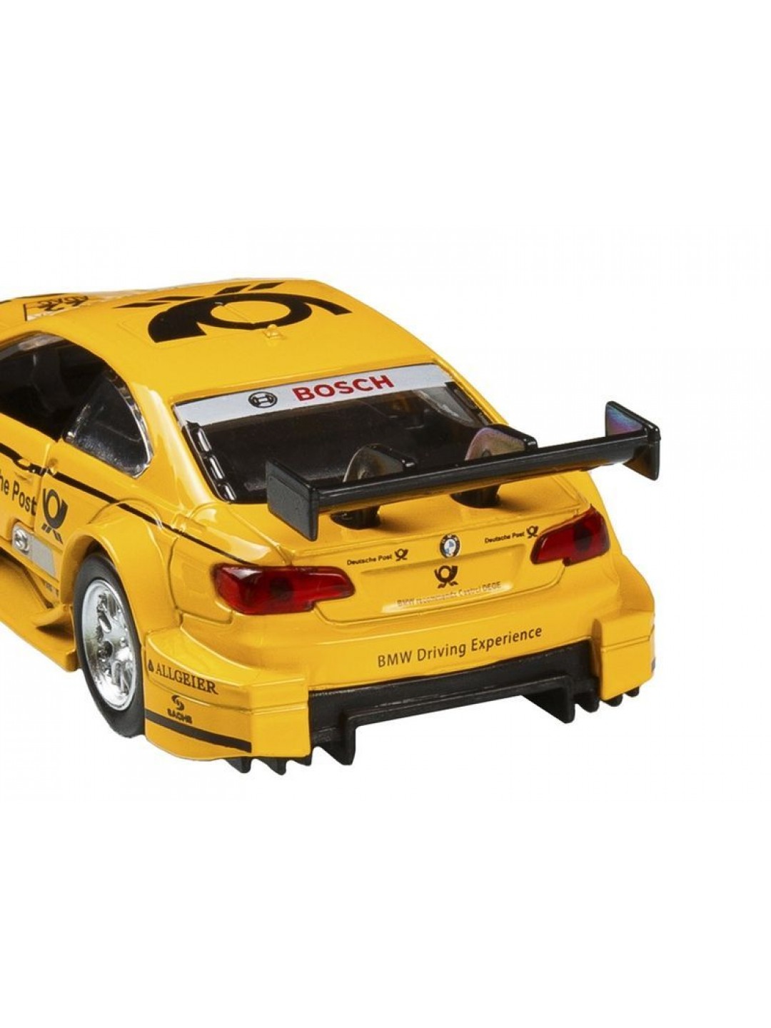 Машина "АВТОПАНОРАМА" BMW M3 DTM, желтый, 1/42, инерция, в/к 17,5*12,5*6,5 см