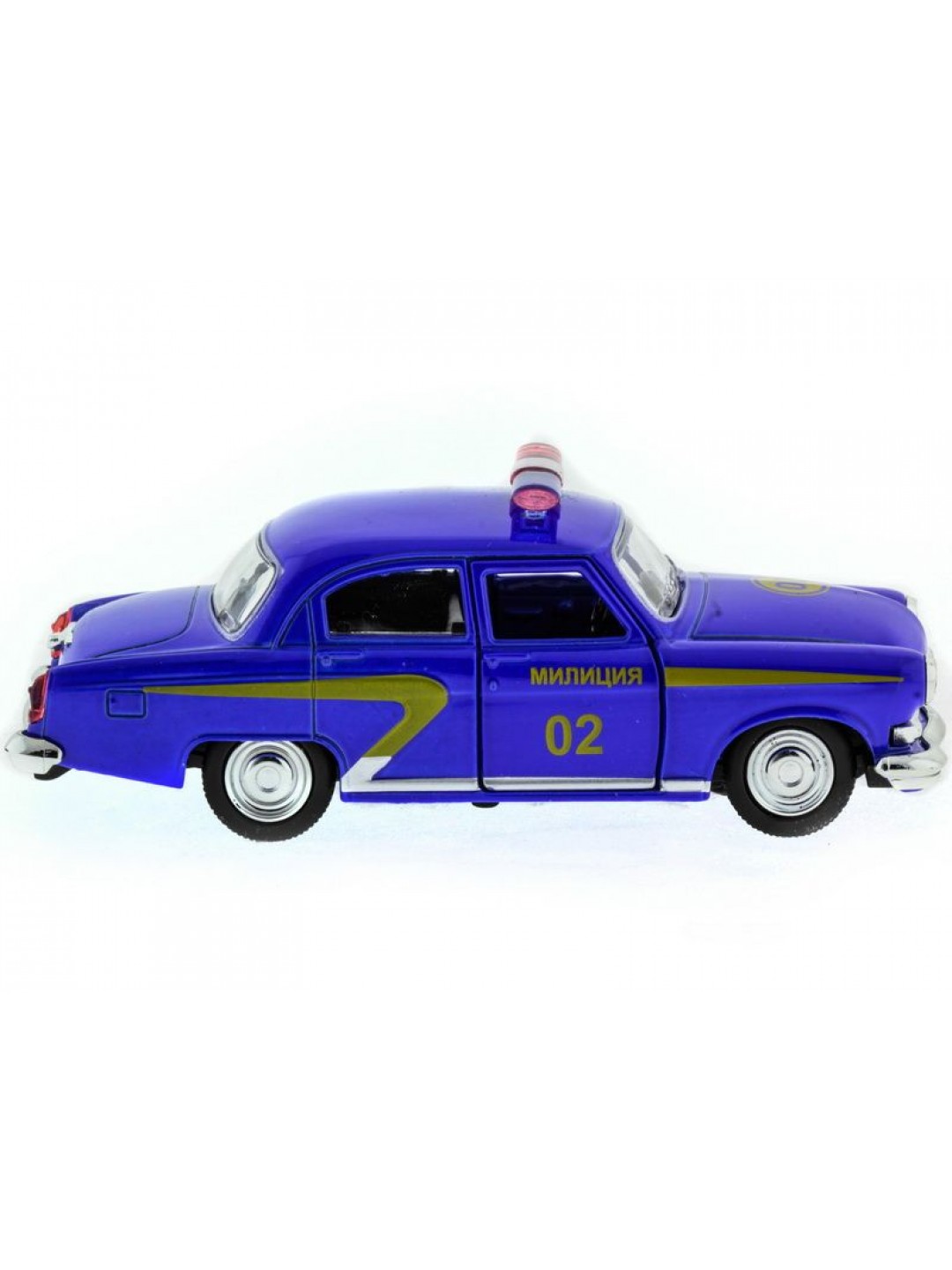 Машина "АВТОПАНОРАМА" инерц. ГАЗ-21 (милиция) 1/43, в/к 14*7*5,5 см