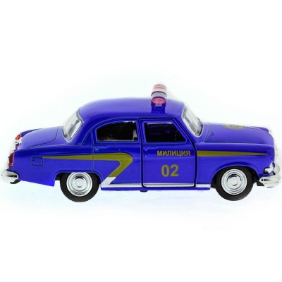 Машина "АВТОПАНОРАМА" инерц. ГАЗ-21 (милиция) 1/43, в/к 14*7*5,5 см