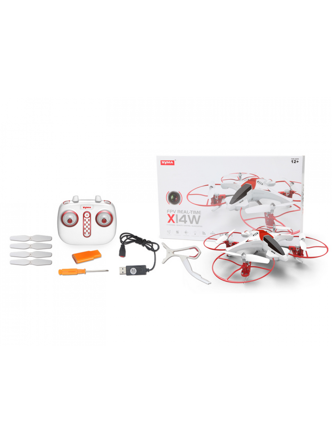 Р/У квадрокоптер Syma X14WPRO с FPV трансляцией Wi-Fi, камера 2Мп, 2.4G RTF