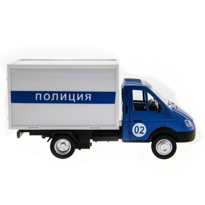 Машина "АВТОПАНОРАМА" "ГАЗель" (полиция) 1/28, в/к 24*14*12 см