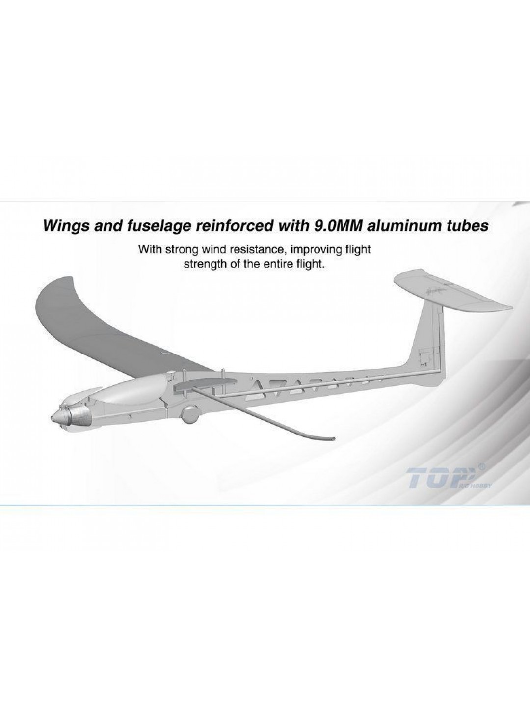 Радиоуправляемый планер Top RC T1800 (Propeller Power System) 1800мм 2.4G 4-ch LiPo RTF