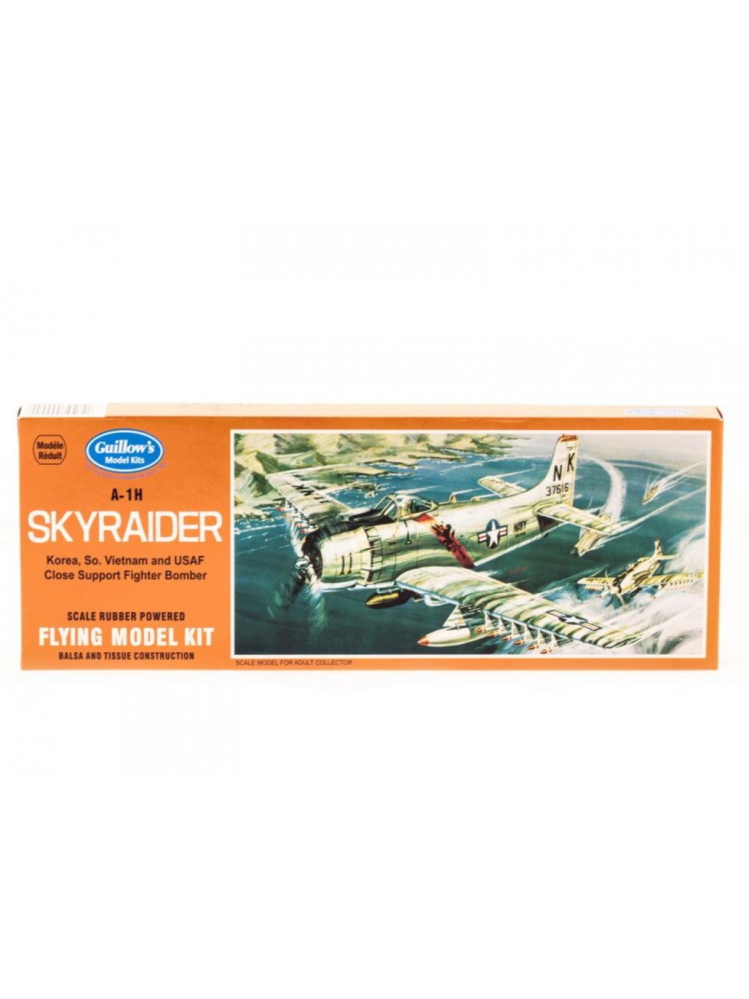 Сборная дер.модель.Самолет Skyraider. Guillows 1:35