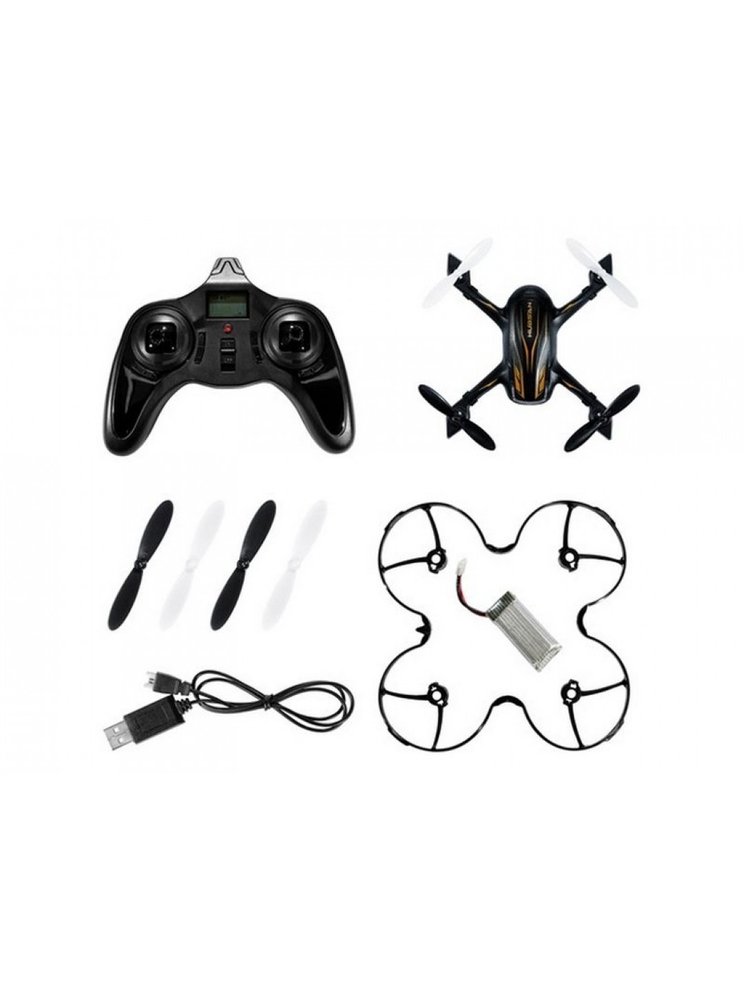 Р/У квадрокоптер Hubsan X4, удержание высоты, 2.4G
