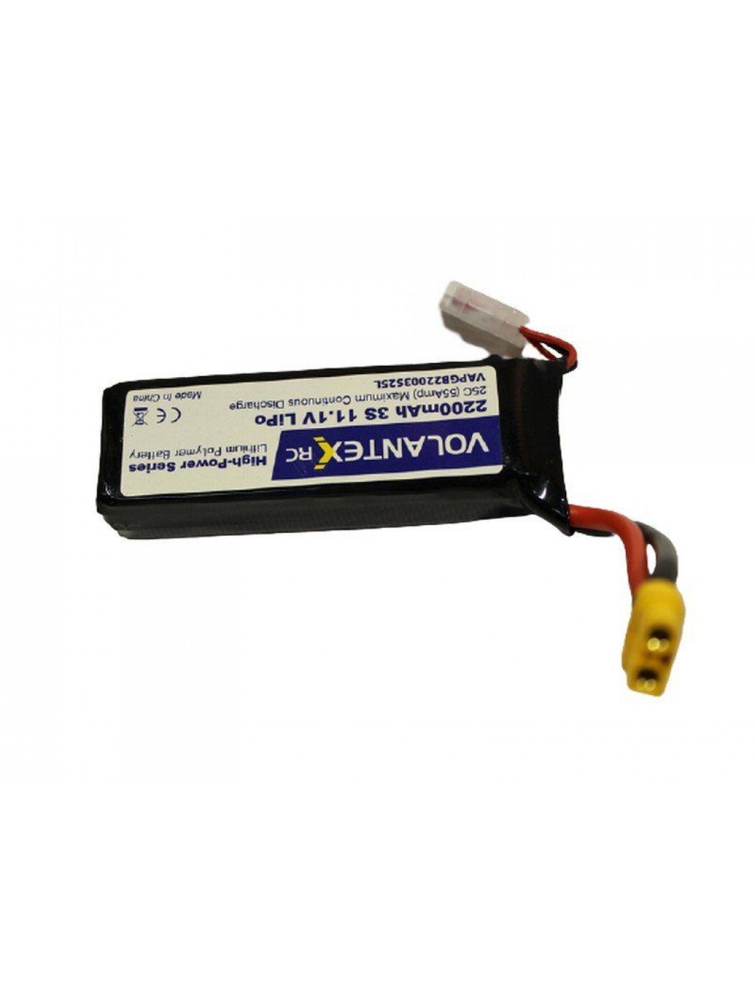 Аккумулятор Li-Po 2200mAh, 11,1V XT60 для катера Volantex RC Vector SR65