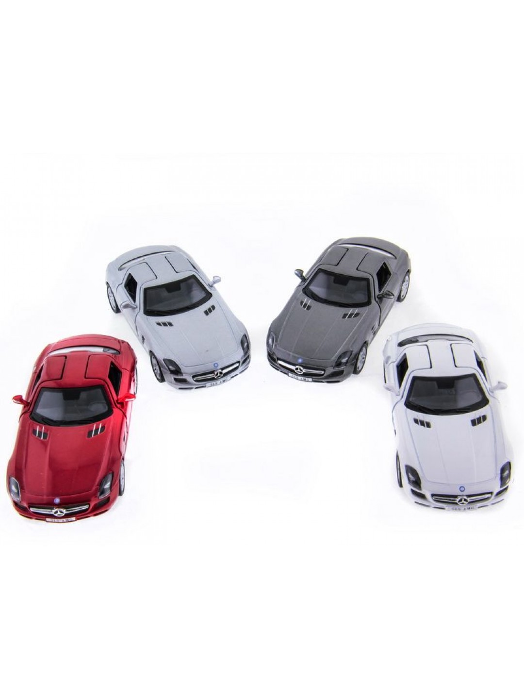 Машина Kinsmart MERCEDES-BENZ SLS AMG инерция (1/12шт.) 1:36 б/к