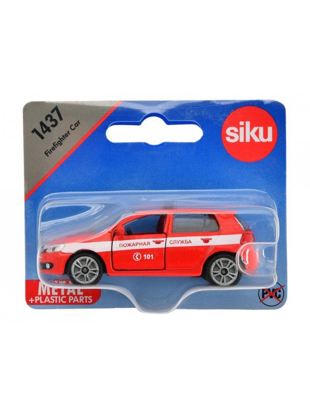 Легковой автомобиль Siku 1437RUS Пожарная служба, красный