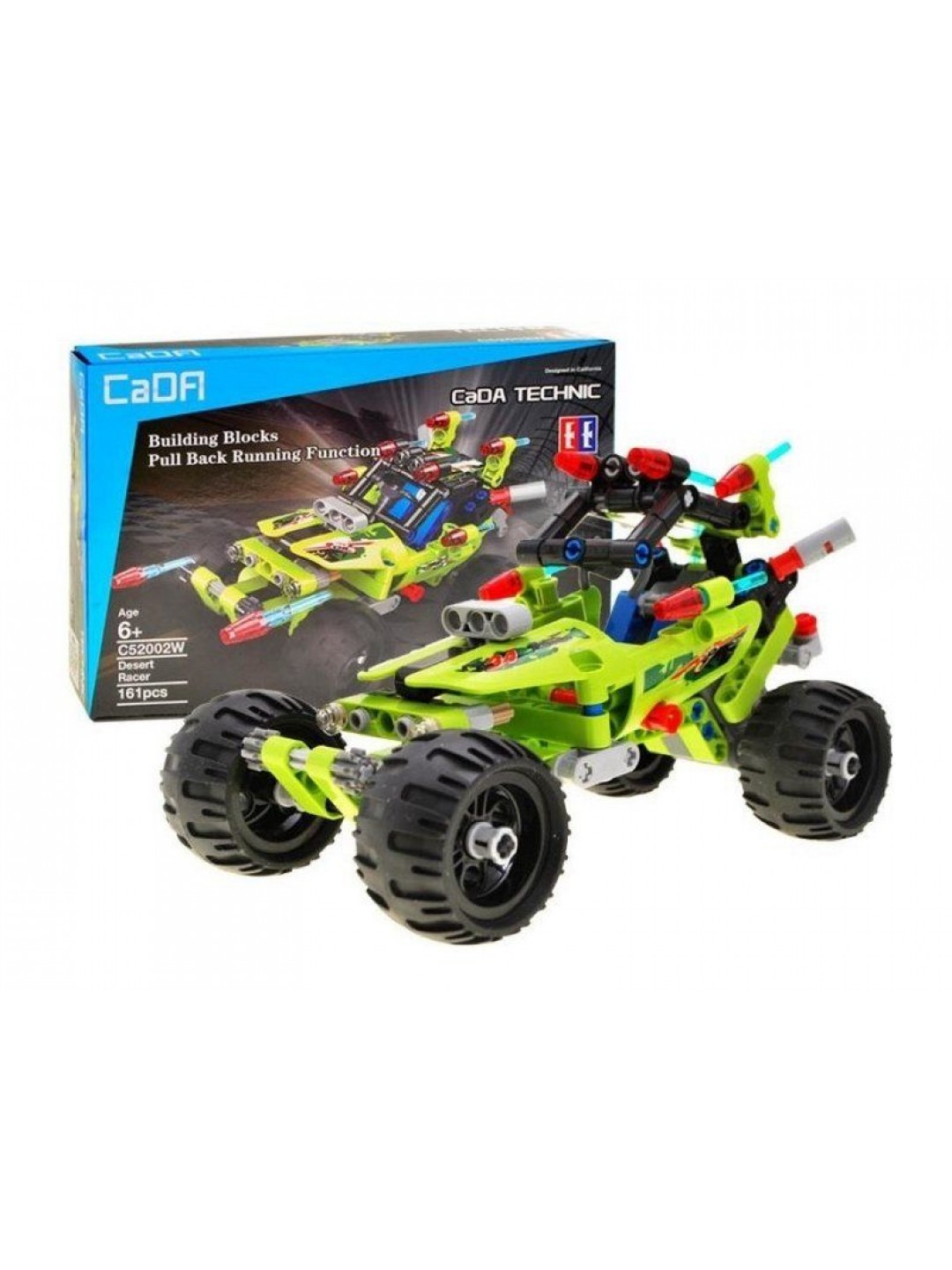 Конструктор CaDA Technic машина багги совместим с C52001W, инерционный (161 деталь)