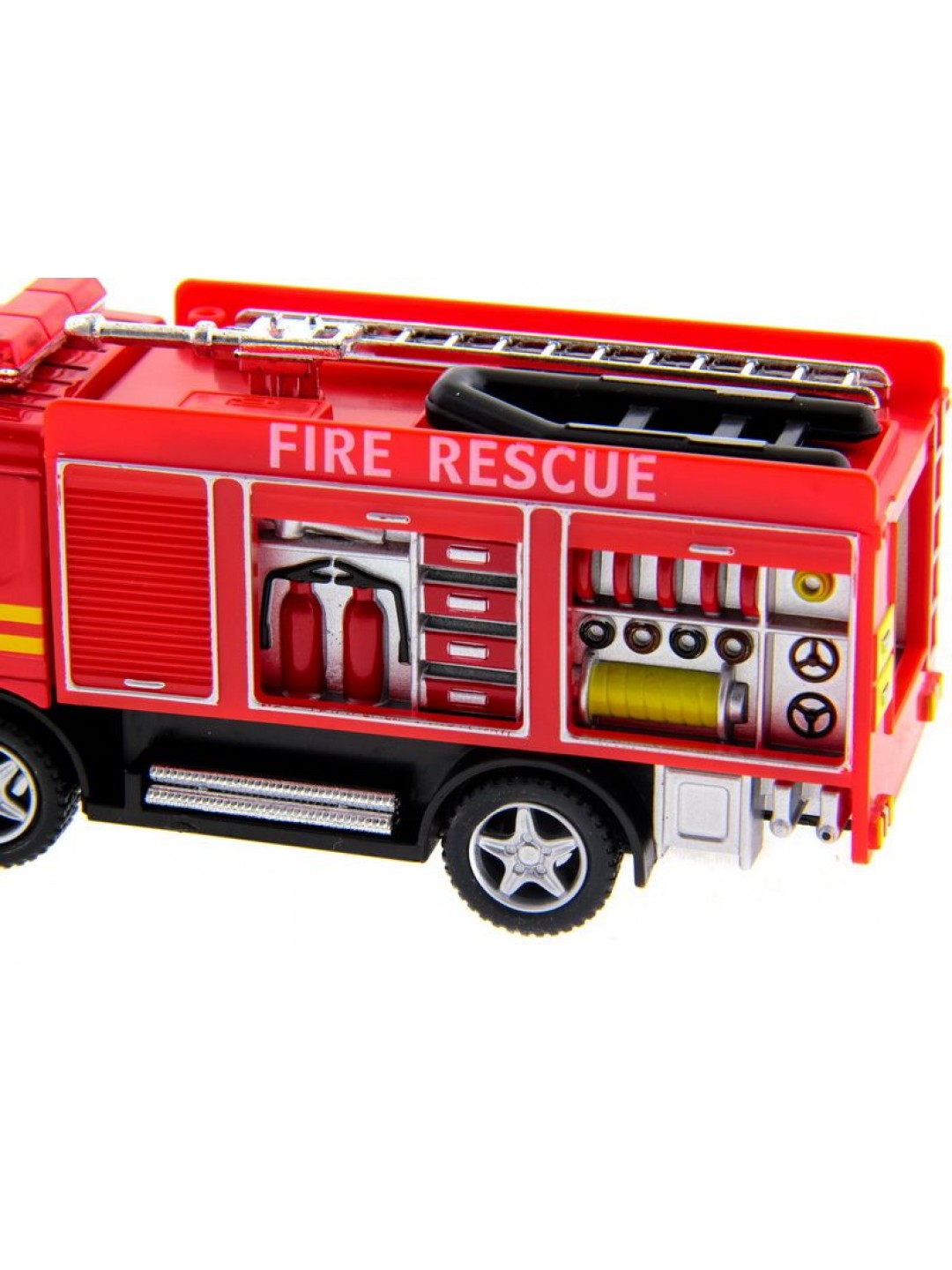 Машина Kinsmart Пожарная машина Rescue Fire Engine инерция (1/12шт.) б/к