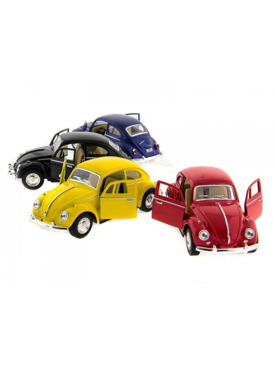 Машина Kinsmart "Volkswagen Classical Beetle" инерция (1/12шт.) 1:32 б/к