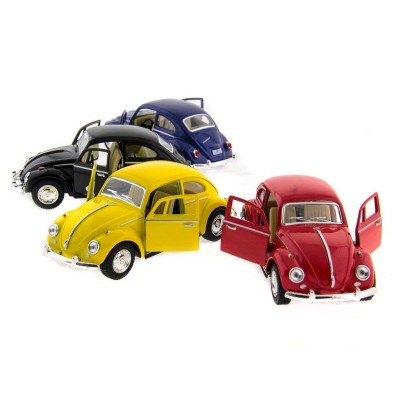 Машина Kinsmart "Volkswagen Classical Beetle" инерция (1/12шт.) 1:32 б/к