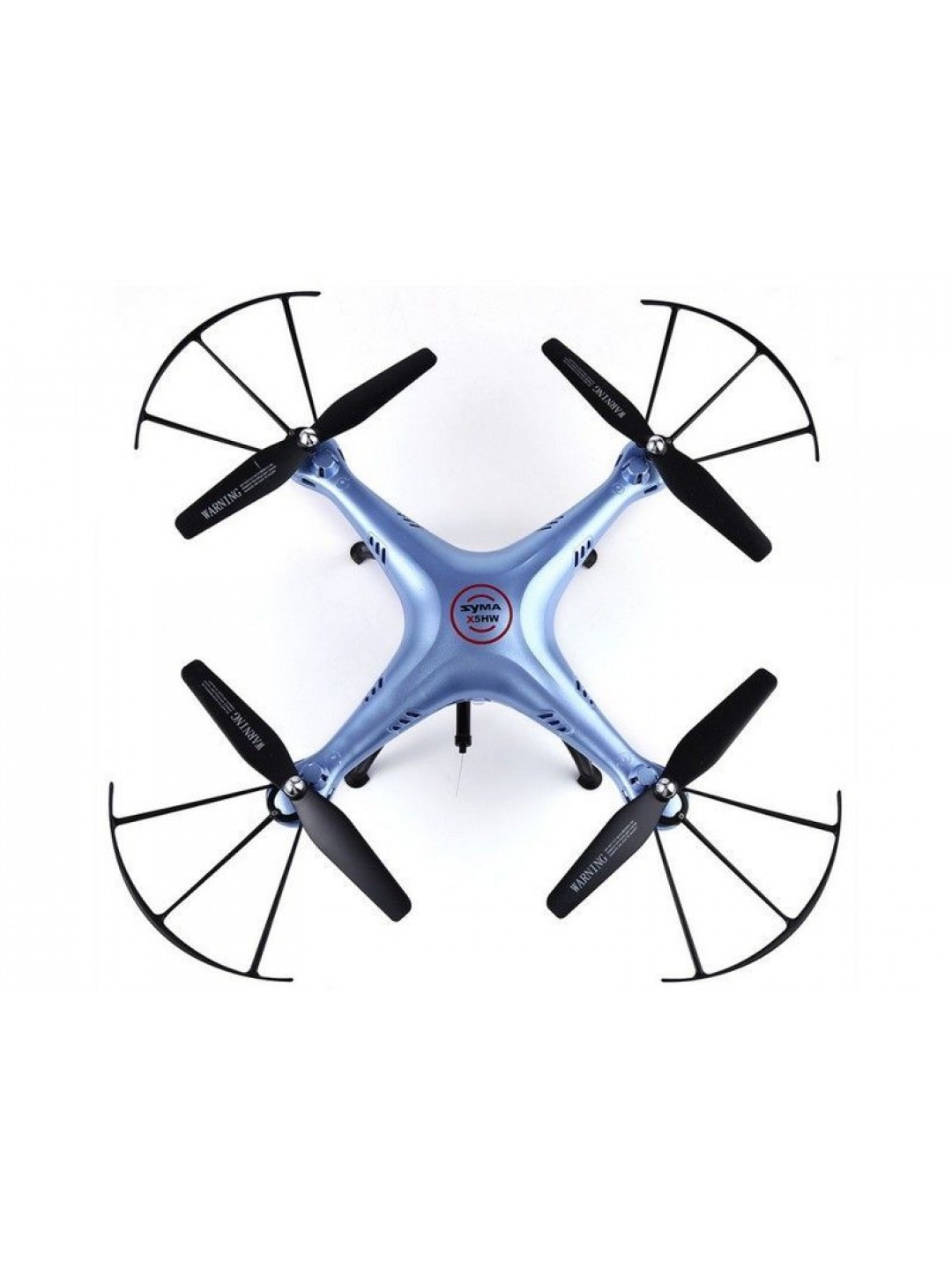 Р/У квадрокоптер Syma X5HW (голубой) с FPV трансляцией Wi-Fi, барометр 2.4G RTF