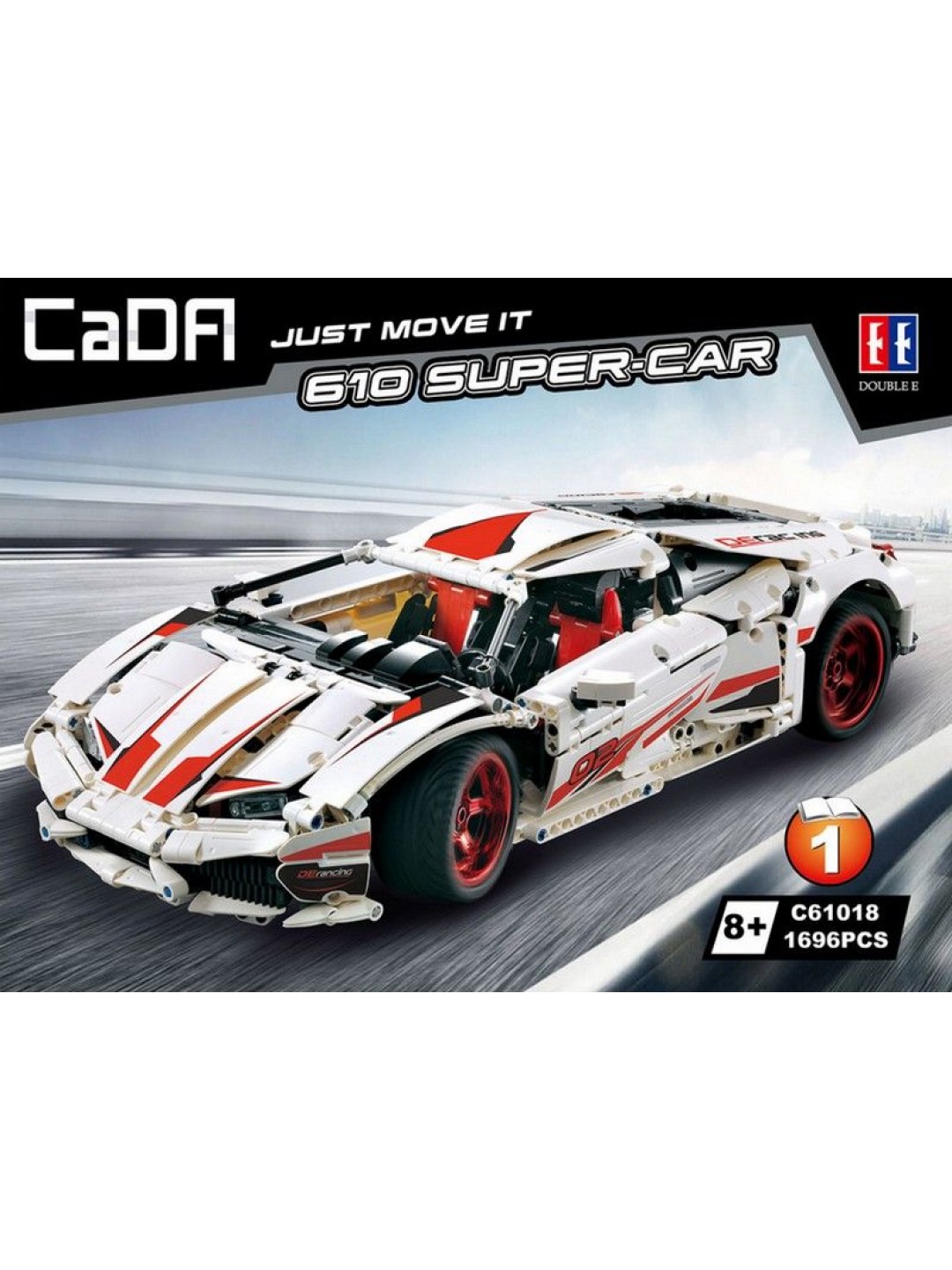 Конструктор CADA спортивный автомобиль Lamborghini LP610 (1696 деталей)