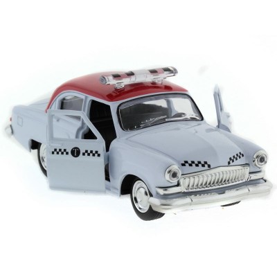 Машина "АВТОПАНОРАМА" инерц.ГАЗ-21 (такси) 1/43, в/к 14*7*5,5 см