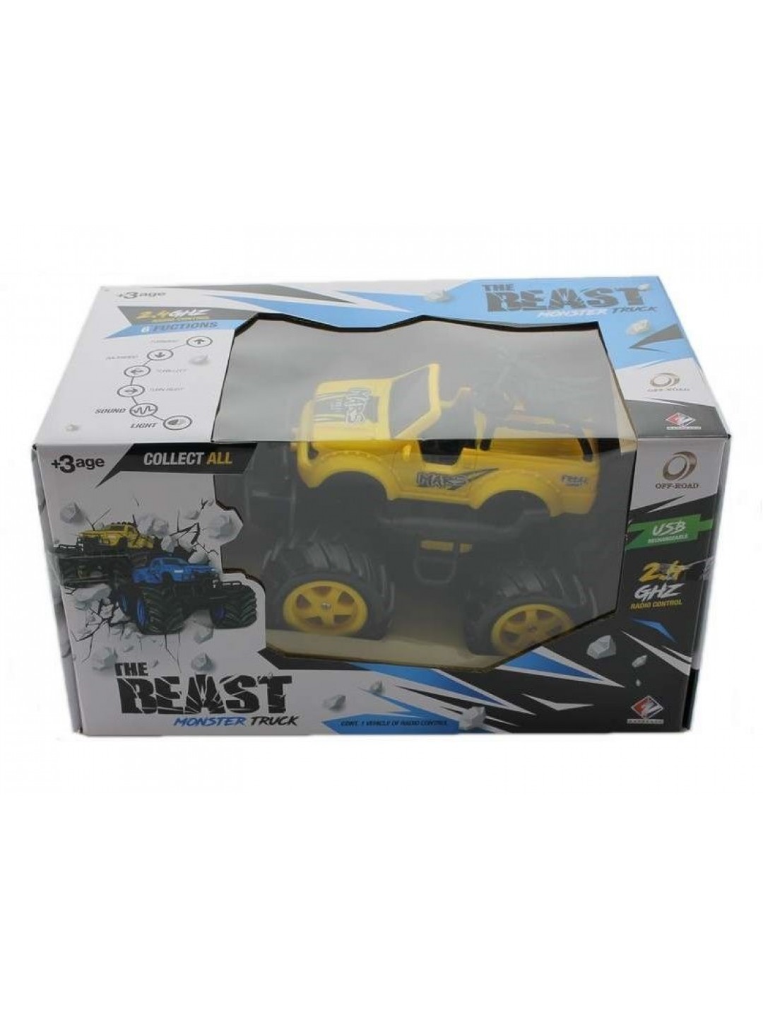 Р/У внедорожник Monster Truck Pickup Mars в ассортименте 1/14 + свет + звук