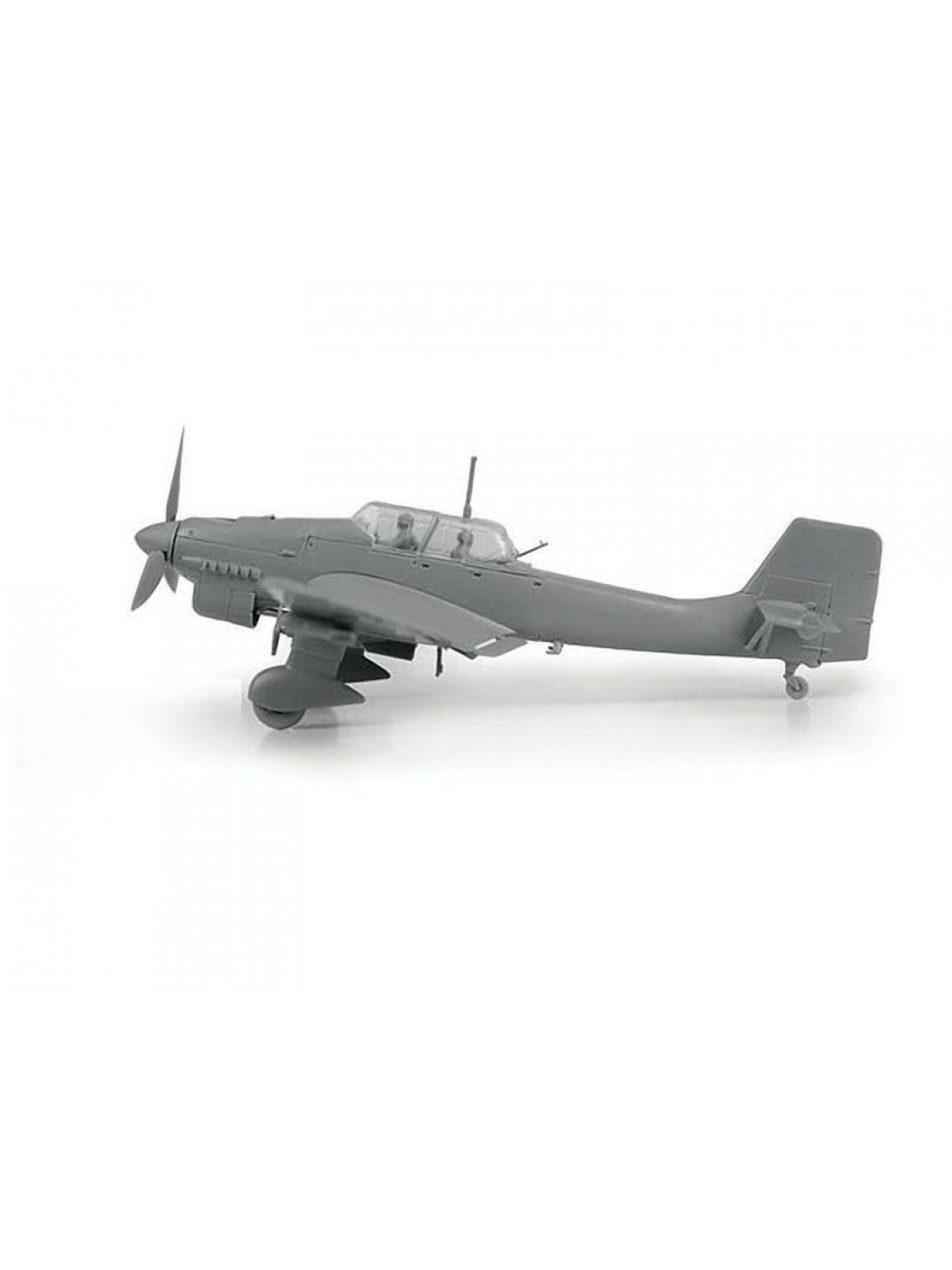 Сборная модель ZVEZDA Немецкий бомбардировщик Юнкерс Ju-87B2 (сборка без клея), 1/72