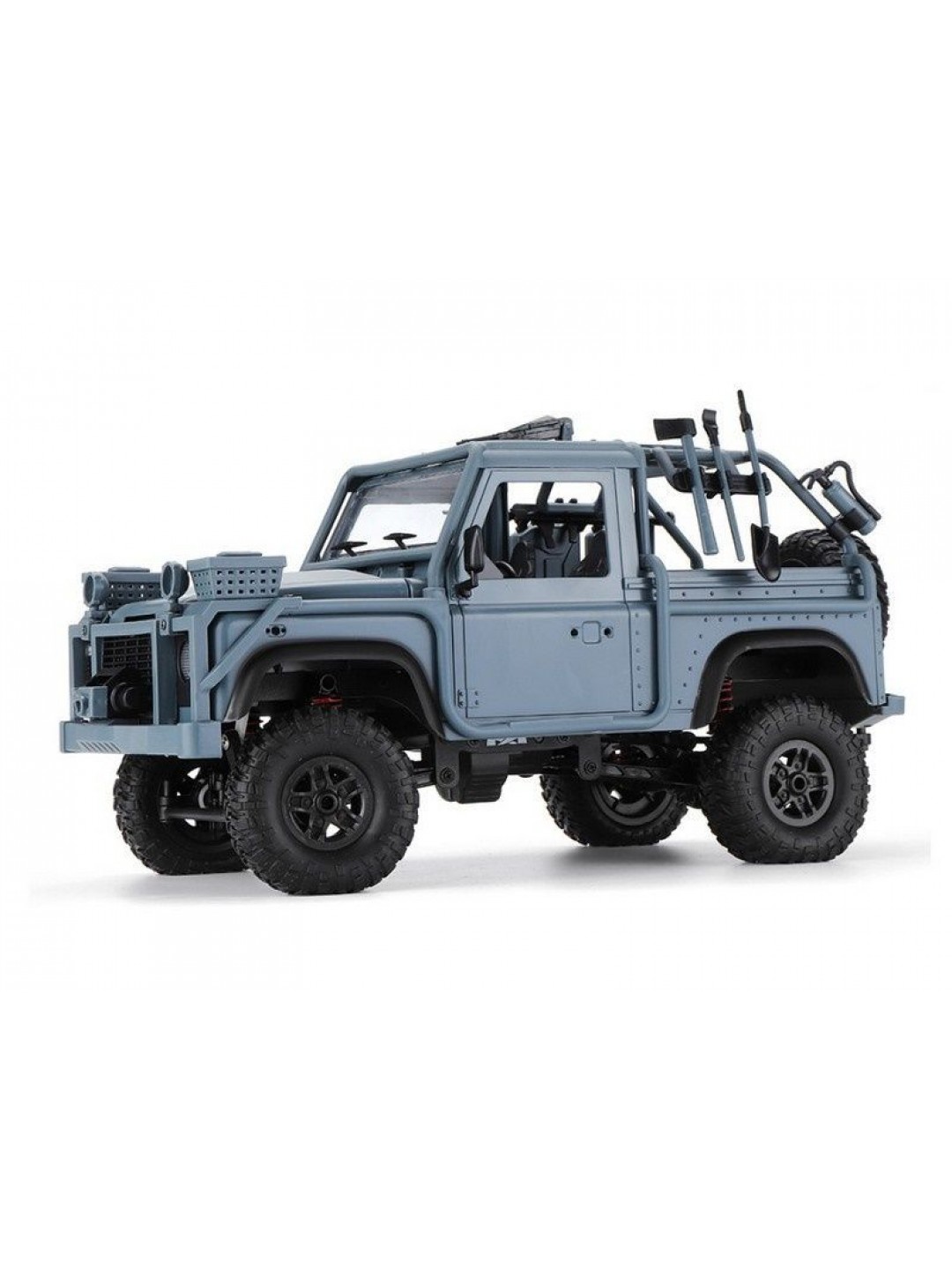 Радиоуправляемая машина MN MODEL англ. пикап Defender спецназ рейнджеров (синий) 4WD 2.4G 1/12 RTR