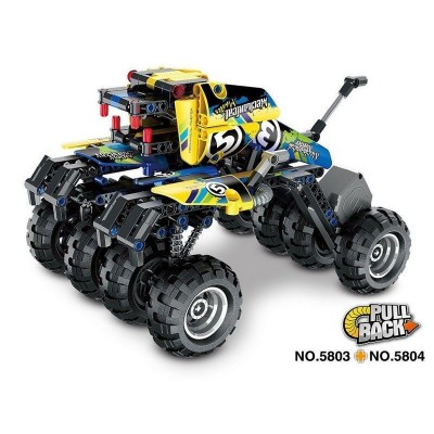Конструктор Qihui Mechanical Master Монстр-трак Киборг совместим с QH5803, инерц. (199 деталей)