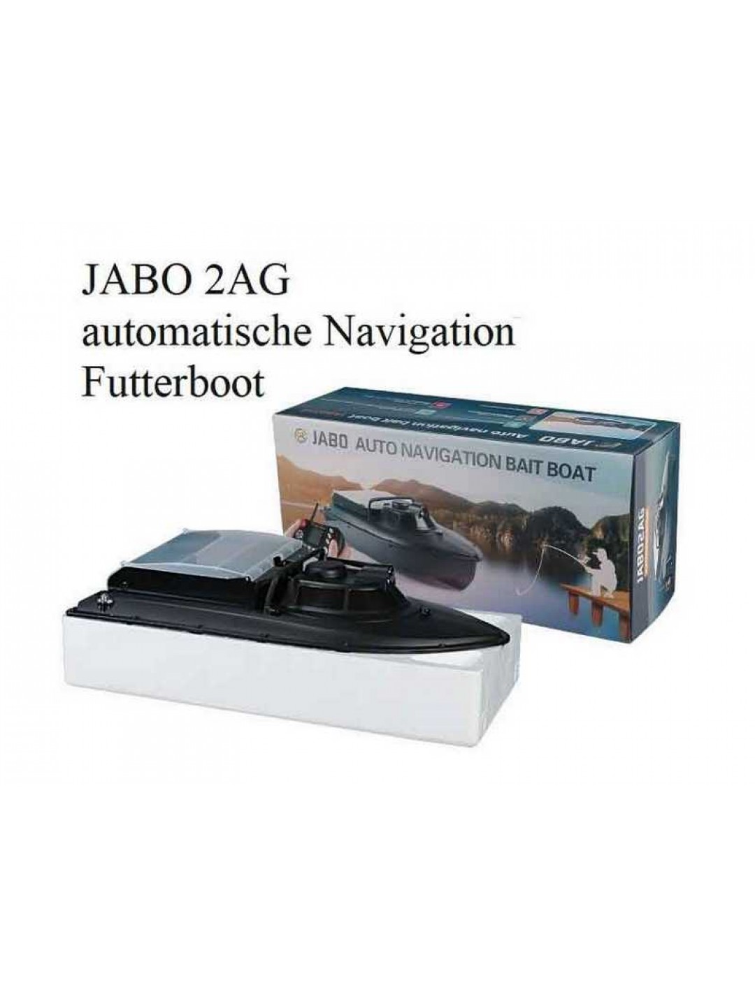Радиоуправляемый катер для рыбалки Jabo 2AG GPS 2.4G RTR