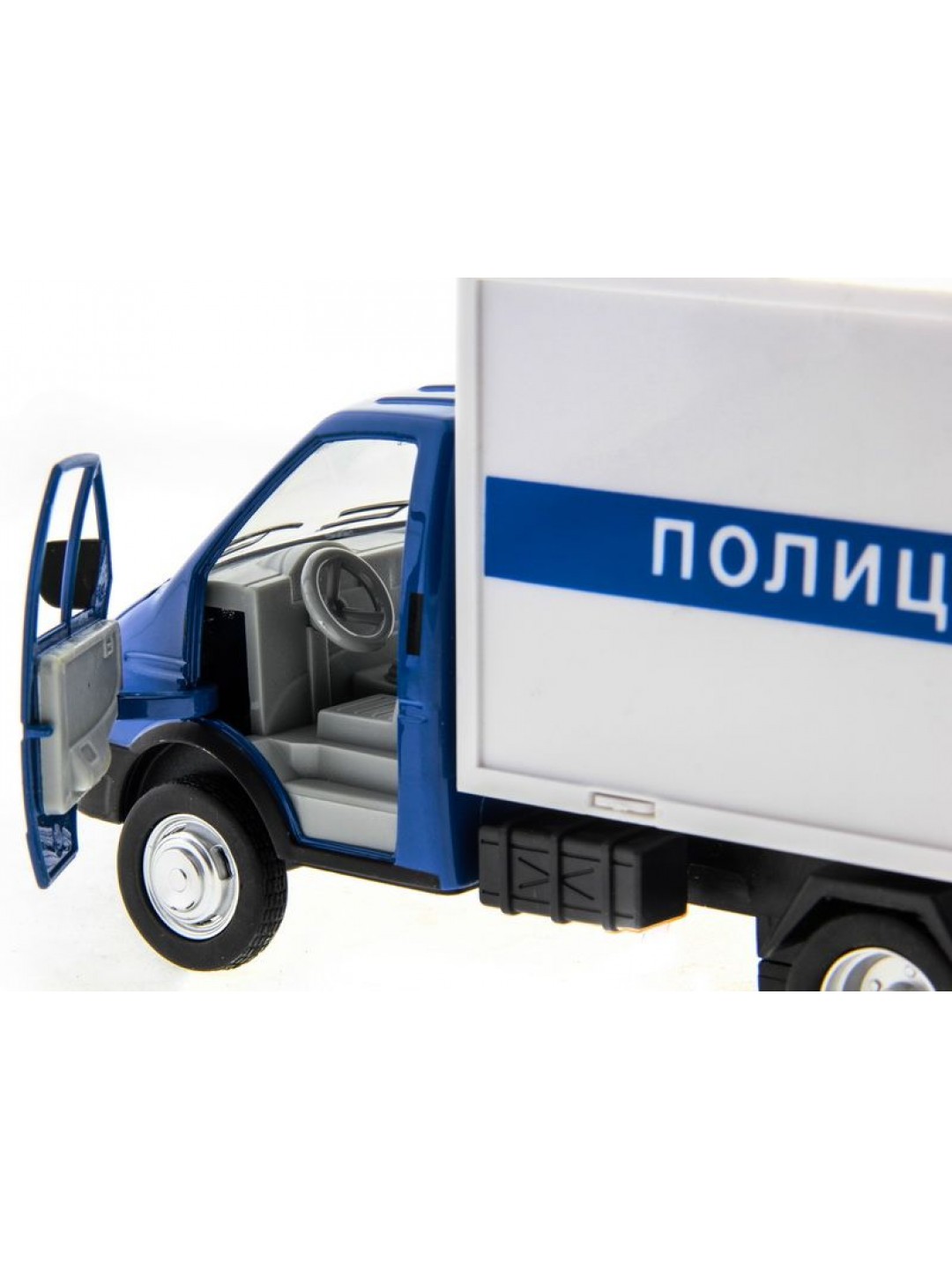 Машина "АВТОПАНОРАМА" "ГАЗель" (полиция) 1/28, в/к 24*14*12 см