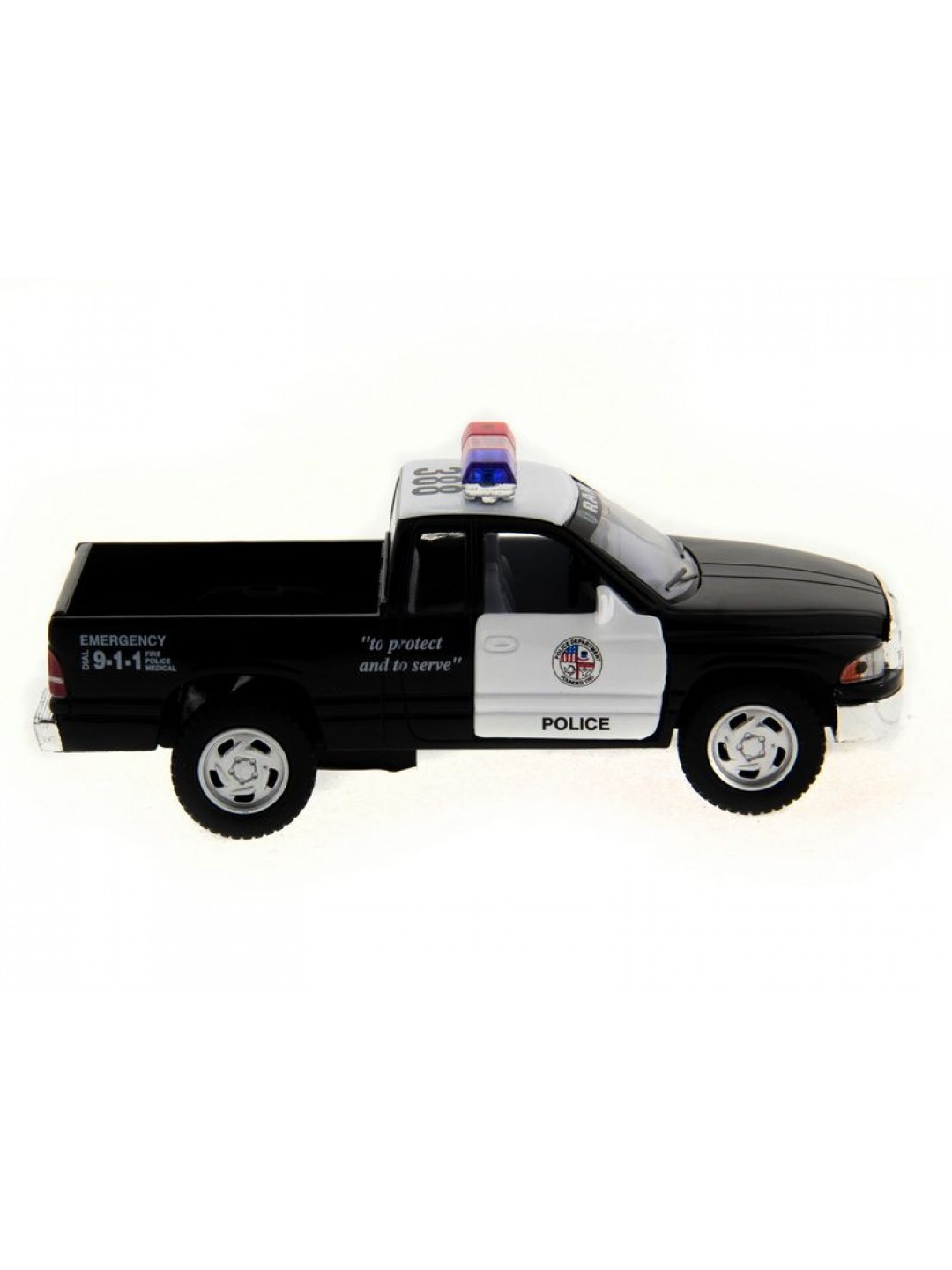 Машина Kinsmart 1:44 Dodge RAM Police инерция (1/12шт.) б/к