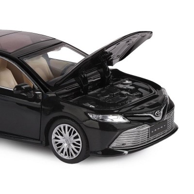 Машина "АВТОПАНОРАМА" Toyota Camry, черный, 1/32, свет, звук, инерция, в/к 17,5*13,5*9 см