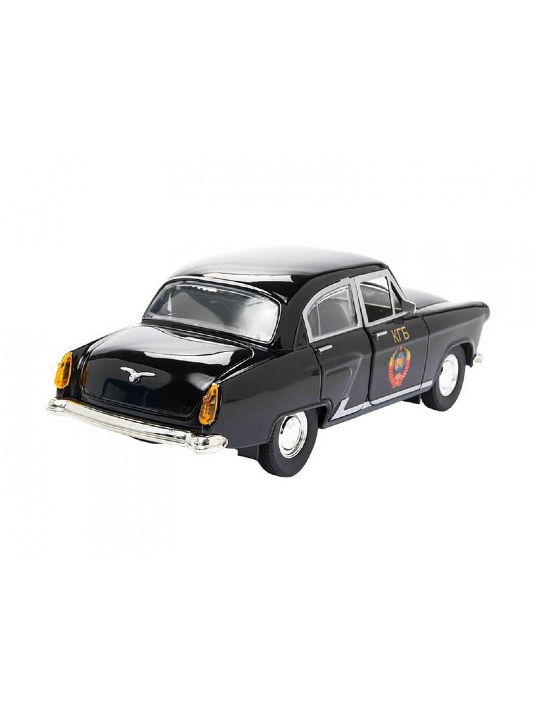 Машина "АВТОПАНОРАМА" ГАЗ-21 "Волга" 1/24 в/к  26*12*11см, черная