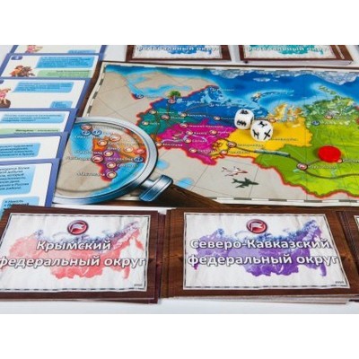 Настольная игра ZVEZDA "Я путешествую по России. Викторина"