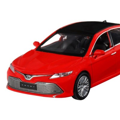 Машина "АВТОПАНОРАМА" Toyota Camry, красный, 1/32, свет, звук, инерция, в/к 17,5*13,5*9 см