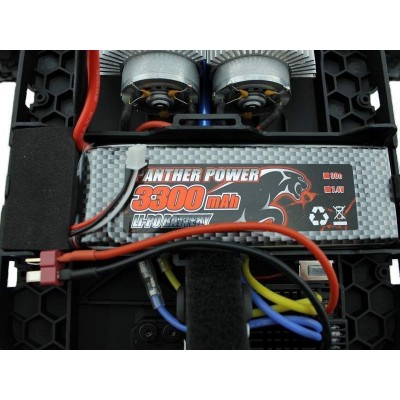 Радиоуправляемый монстр Remo Hobby Dinosaurs Master TWINS MOTOR (красный) 4WD 2.4G 1/8 RTR