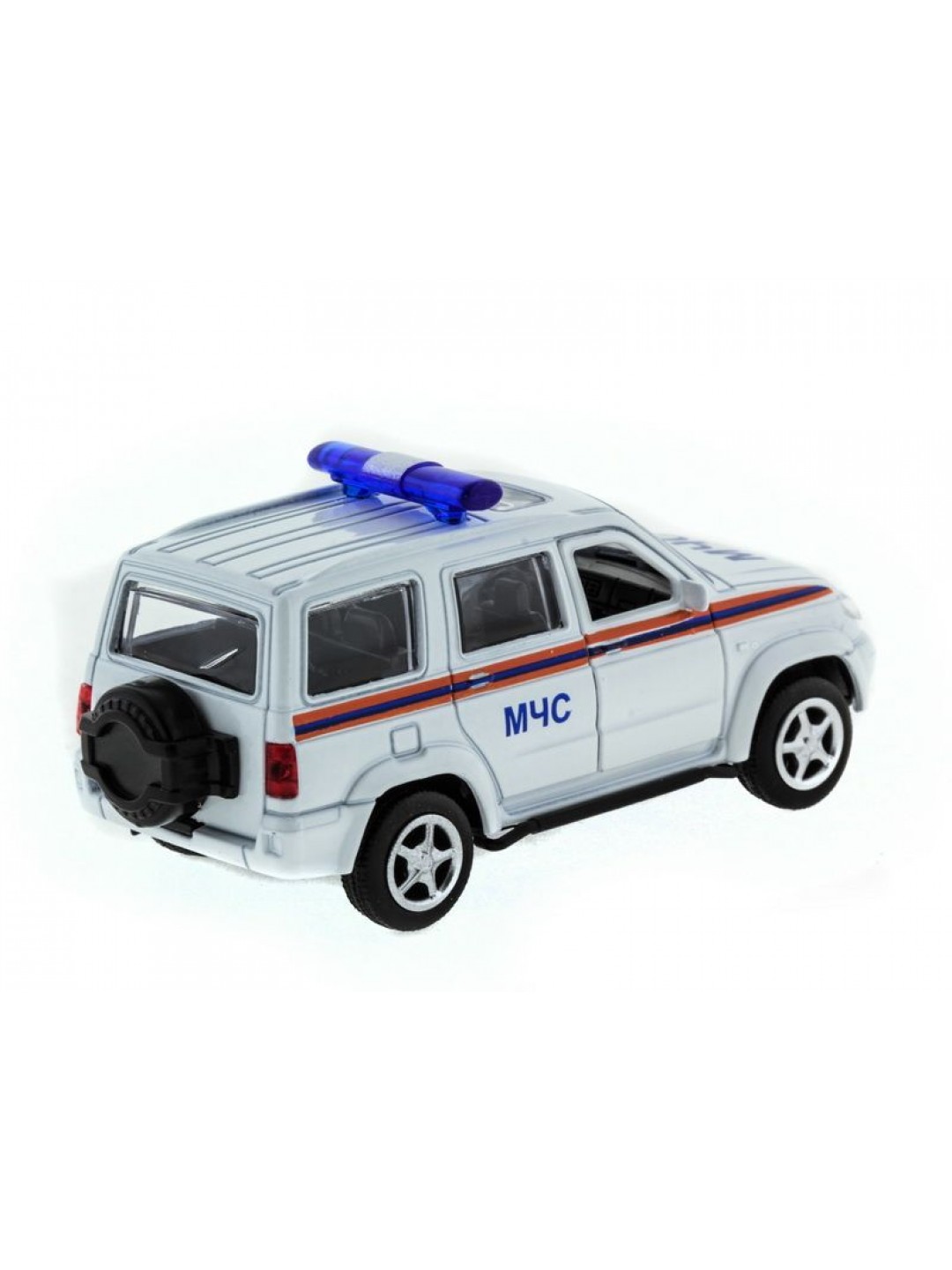 Машина "АВТОПАНОРАМА" инерц. УАЗ Патриот (МЧС) 1/50,  в/к 12*7*5,5 см