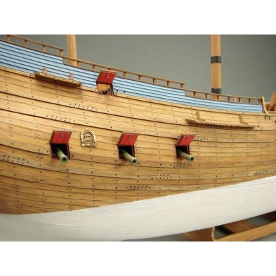 Сборная картонная модель Shipyard флейт Schwarzer Rabe (№39), 1/96