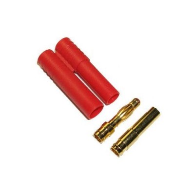 Разъем HXT 4.0мм позолоченный "мама/папа" в пластиковом корпусе (1шт.) Разъем HXT 4.0мм позолоченный "мама/папа" в пластиковом корпусе (1шт.)