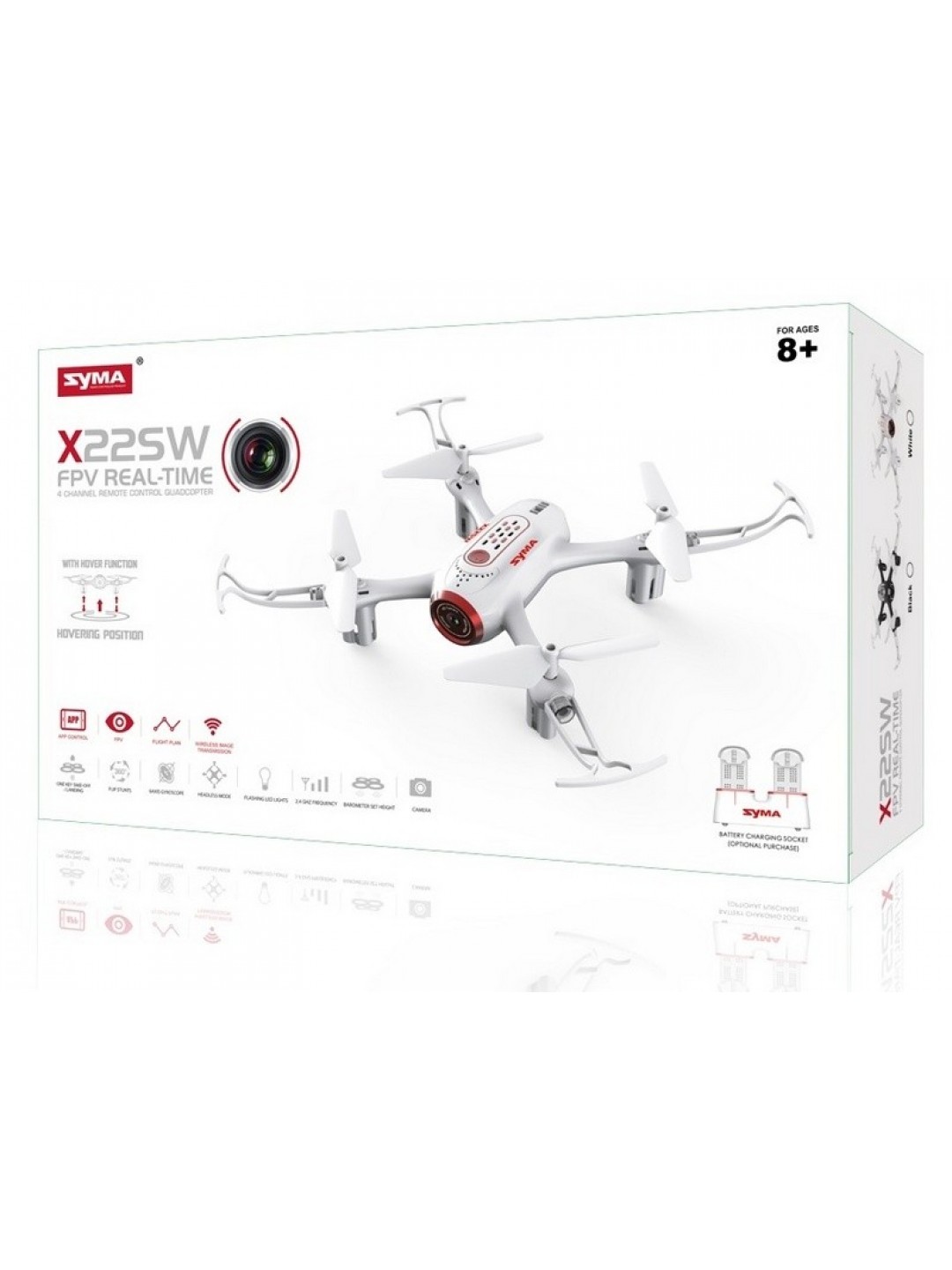 Р/У квадрокоптер Syma X22SW с FPV трансляцией Wi-Fi, 2.4G 6-AXIS  RTF