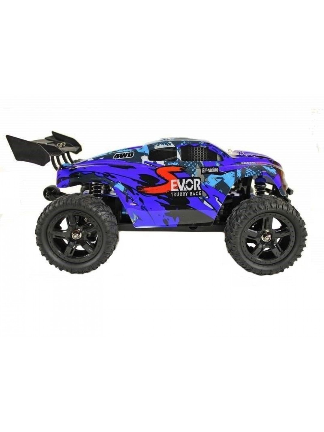 Радиоуправляемая трагги Remo Hobby S EVO-R Brushless (синяя) 4WD 2.4G 1/16 RTR