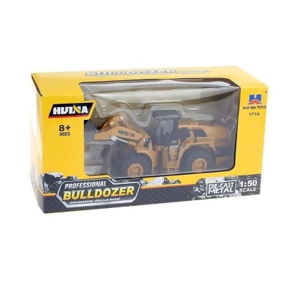 Металлический фронтальный погрузчик HUI NA TOYS 1/50