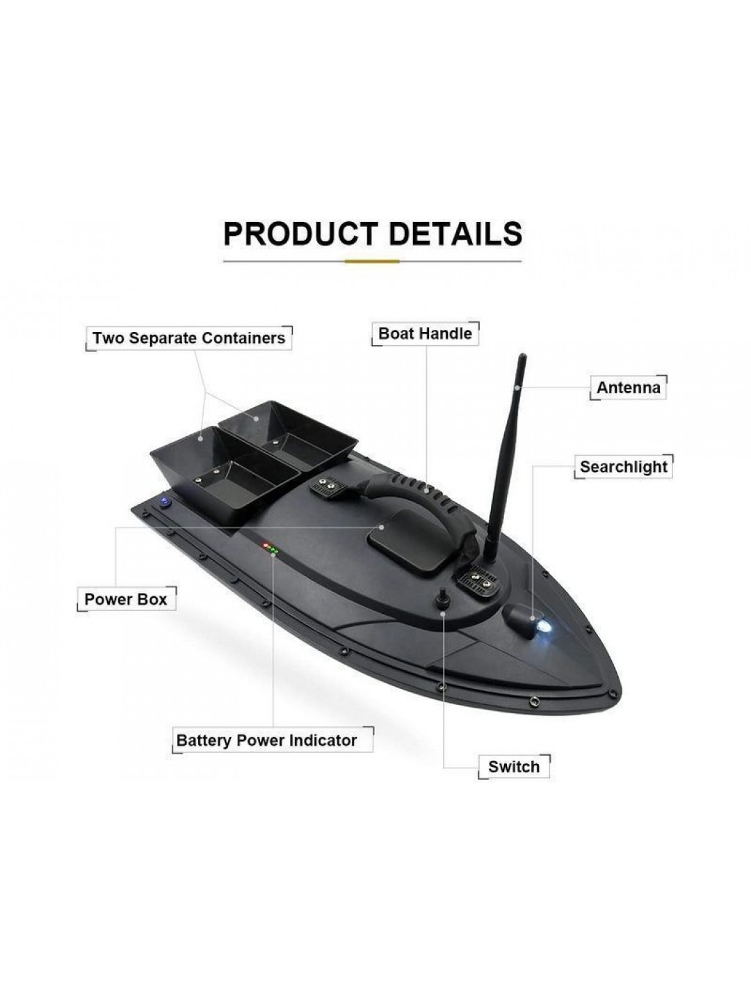 Радиоуправляемый катер для рыбалки Flytec 2011-5 2.4G RTR