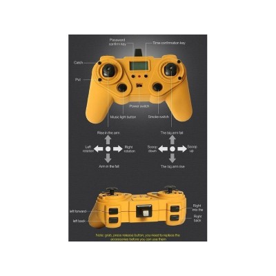 Радиоуправляемый экскаватор HUI NA TOYS 2.4G 23CH 1/14 RTR + Li-Po и З/У