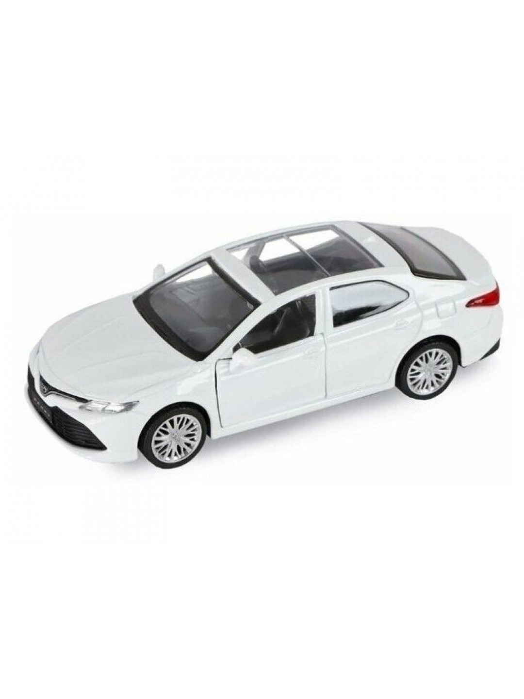 Машина "АВТОПАНОРАМА" Toyota Camry, белый, 1/43, откр. двери, инерция, в/к 17,5*12,5*6,5 см
