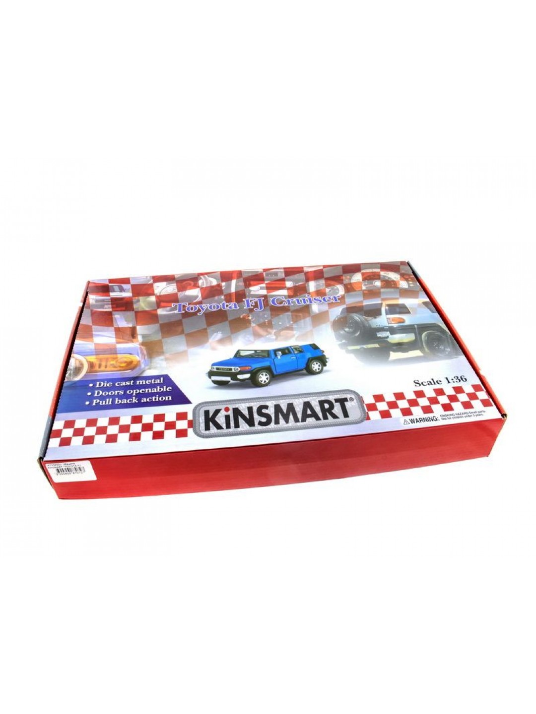 Машина Kinsmart "TOYOTA FJ CRUISER" инерция (1/12шт.) 1:36 б/к