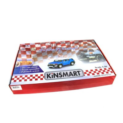 Машина Kinsmart "TOYOTA FJ CRUISER" инерция (1/12шт.) 1:36 б/к